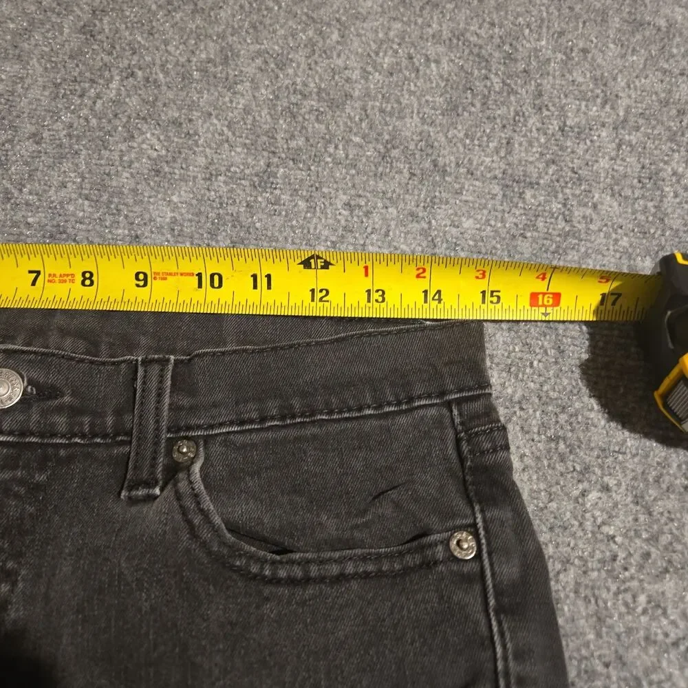 Levis 511 Jeans Mens 30x30 Black Slim Straight Denim Dark Wash Casual 5 Pocket